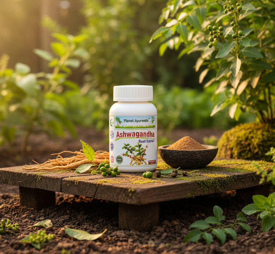 Organic Ashwagandha capsules – high-quality root extract