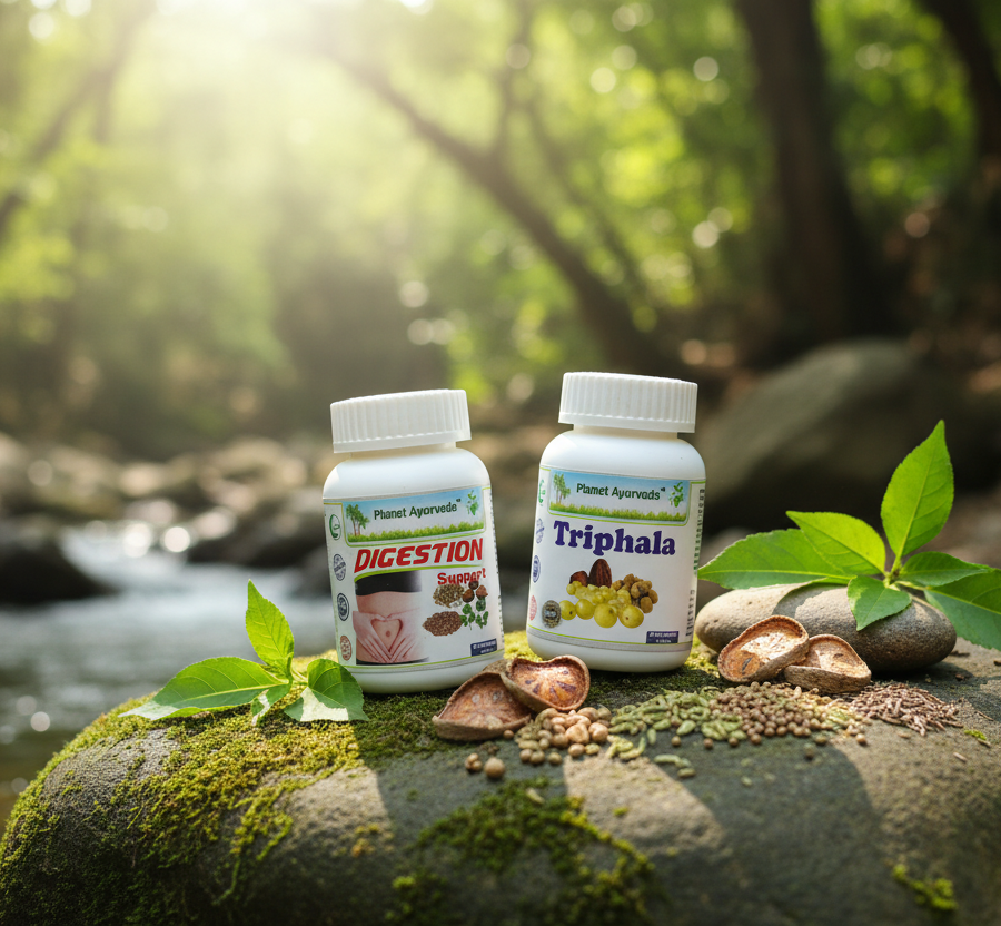 natural supplements for detoxification and improving digestion after improper fruit intake after a meal.